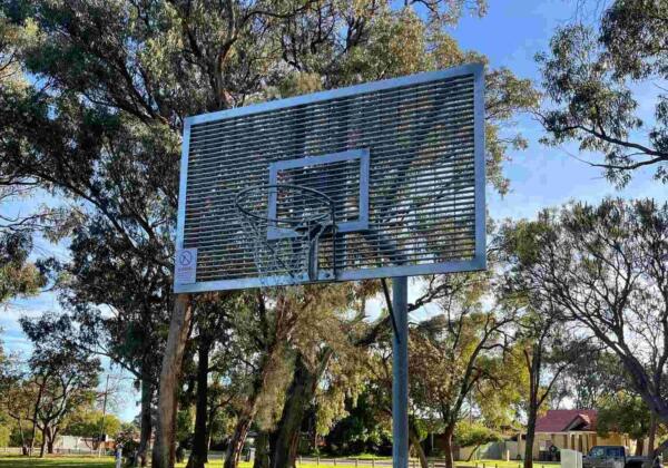 Templetonia Park Mandurah - Basketball backboard made of aluminium mesh