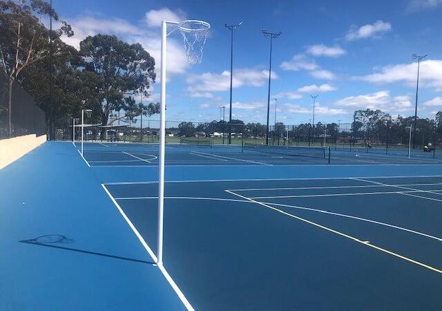 Netball tower at Dayton Sports Complex